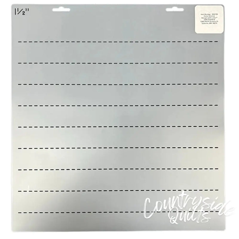 2379 1 1/2’’ Straight Lines 9’’ Stencil NA