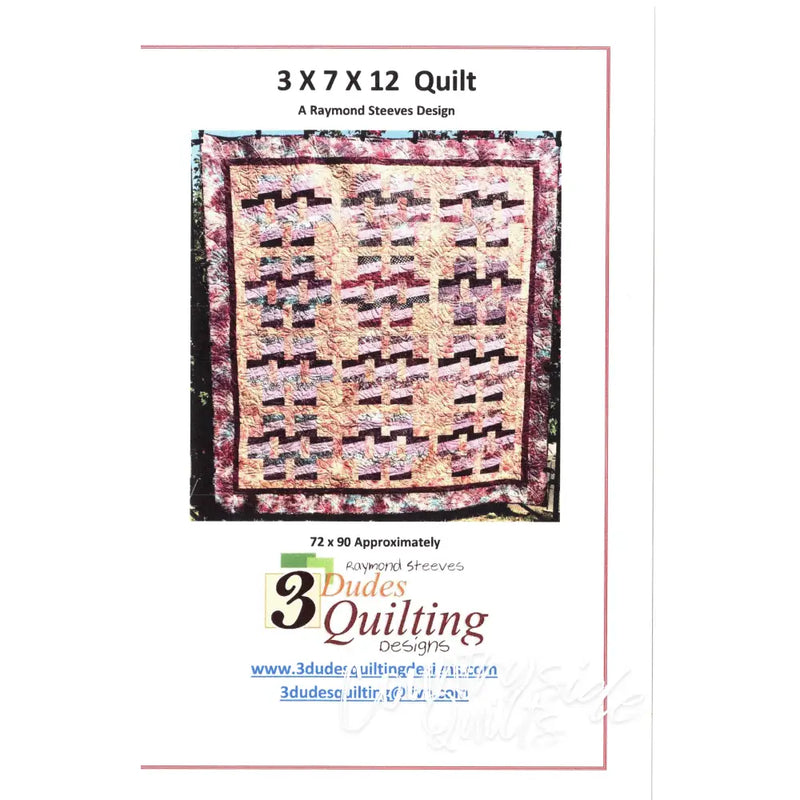 3 X 7 12 Quilt Pattern 739406408553