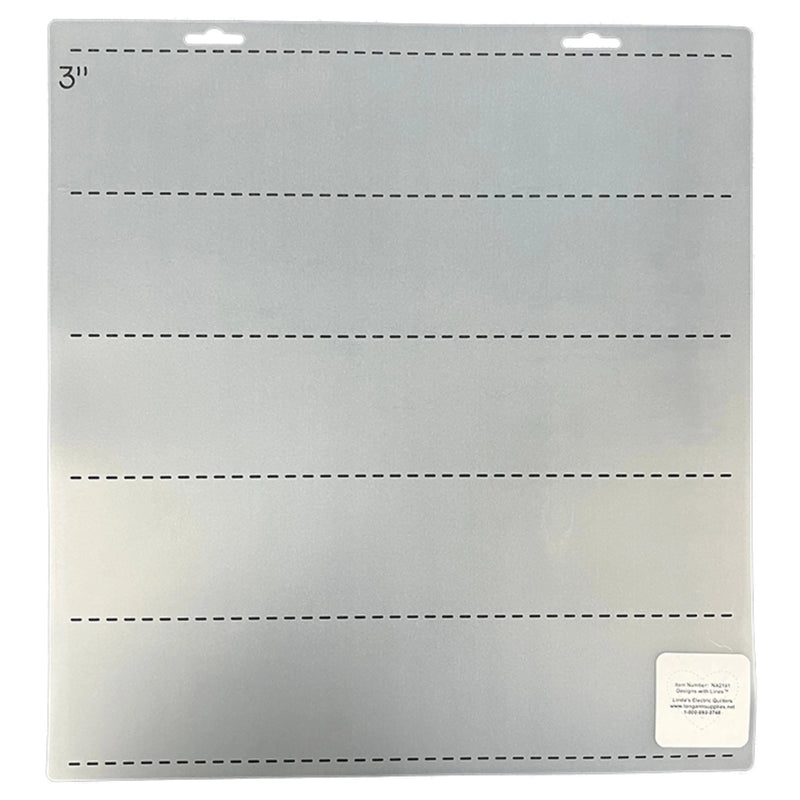 2191 3" Straight Lines 14" Stencil