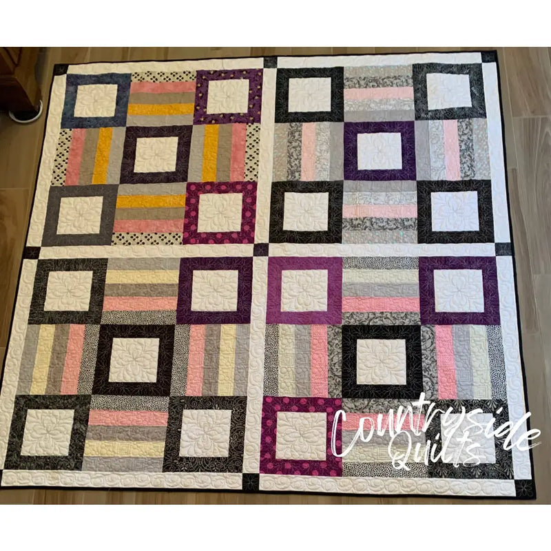 8 AROUND THE SQUARE Quilt Pattern 739406408584