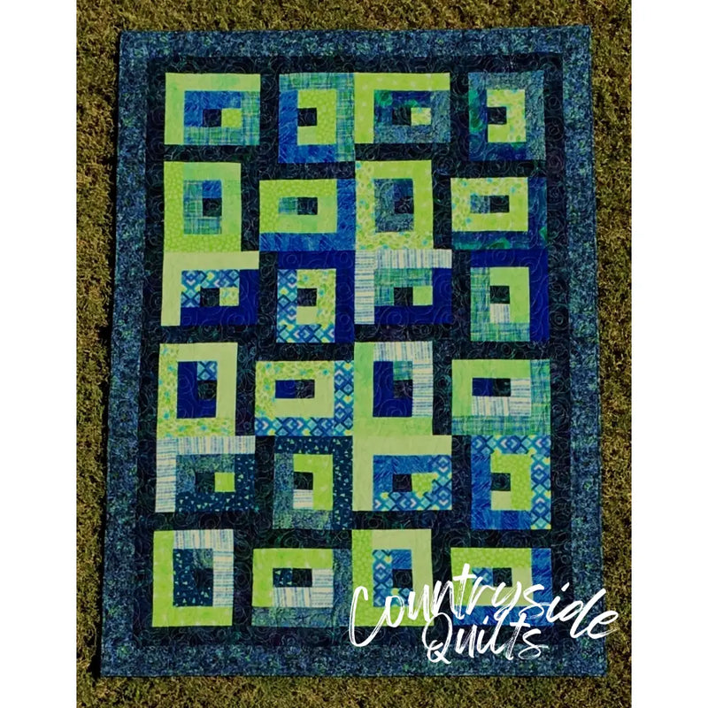 Altered Log Cabin Quilt Pattern 739406408607