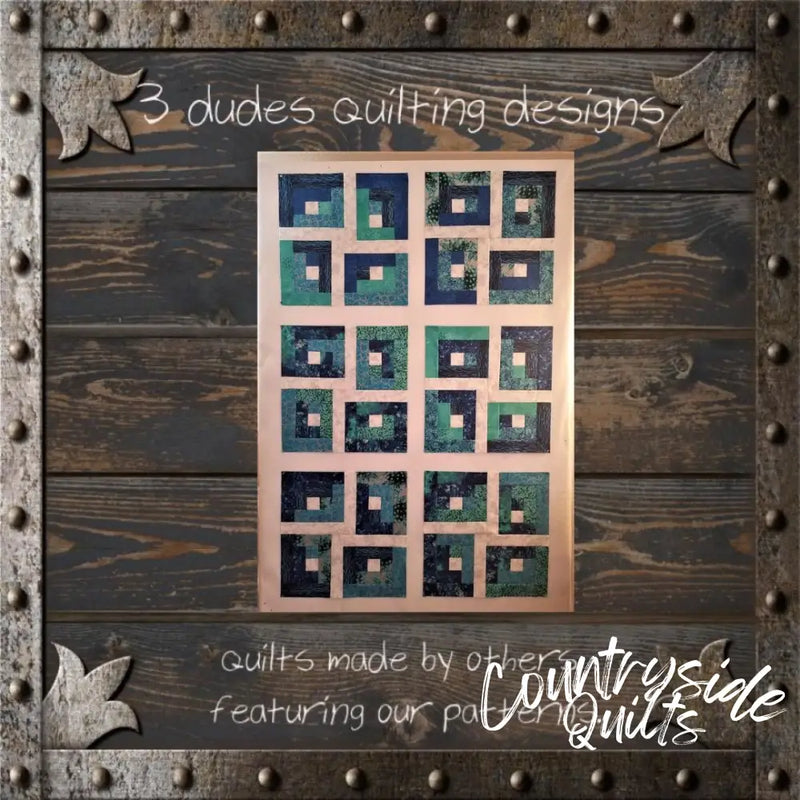 Altered Log Cabin Quilt Pattern 739406408607