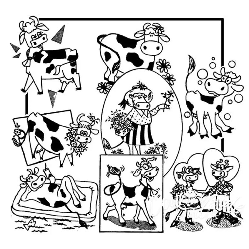 Aunt Martha’s 3892 Happy Hoofers Tea Towels/Kitchen Decor