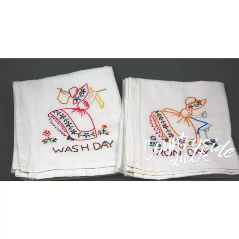 Aunt Martha’s® 3553 Colonial Girl Days of the Week Tea