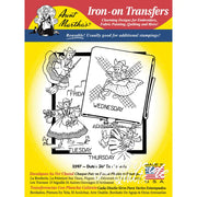 Aunt Martha’s® 3597 Dutch Girl Tea Towels Days of the Week