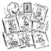 Aunt Martha’s® 3740 Ducky Ducks Days of the Week Tea Towels