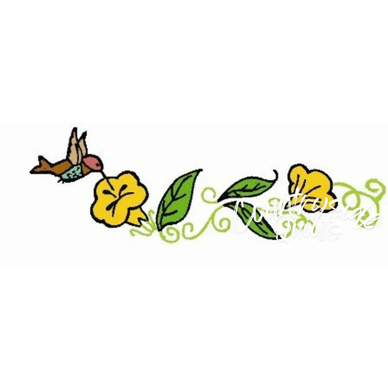 Aunt Martha’s® Hummingbirds & Flowers embroidery design for countryside quilts