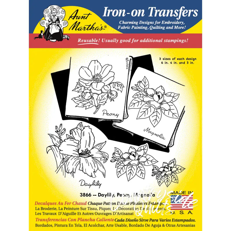 Aunt Martha’s® #3866 Daylily Peony & Magnolia Tea