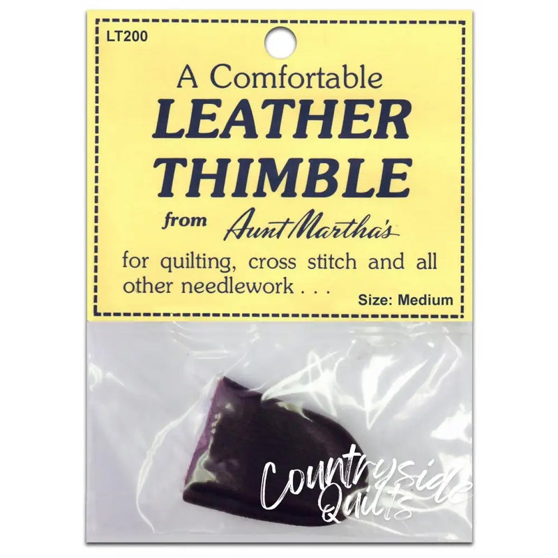 Aunt Martha’s® Leather Thimble Medium LT200
