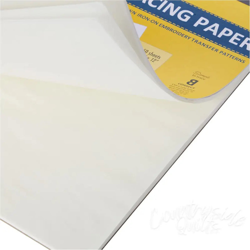 Aunt Martha’s Tracing Paper 9inx12in pad 50 sheets TP50