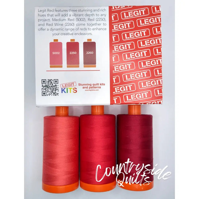 Aurifil Thread Collection - Red TM3LS030