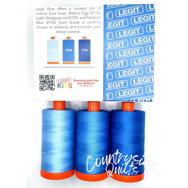 Aurifil Thread Collection - Blue TM3LS032