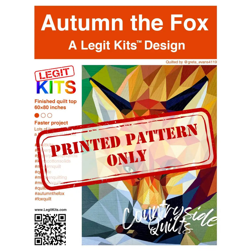 Autumn the Fox Pattern PT001