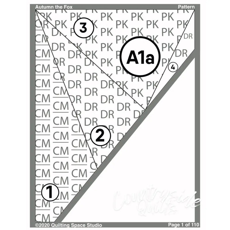 Autumn the Fox Pattern PT001