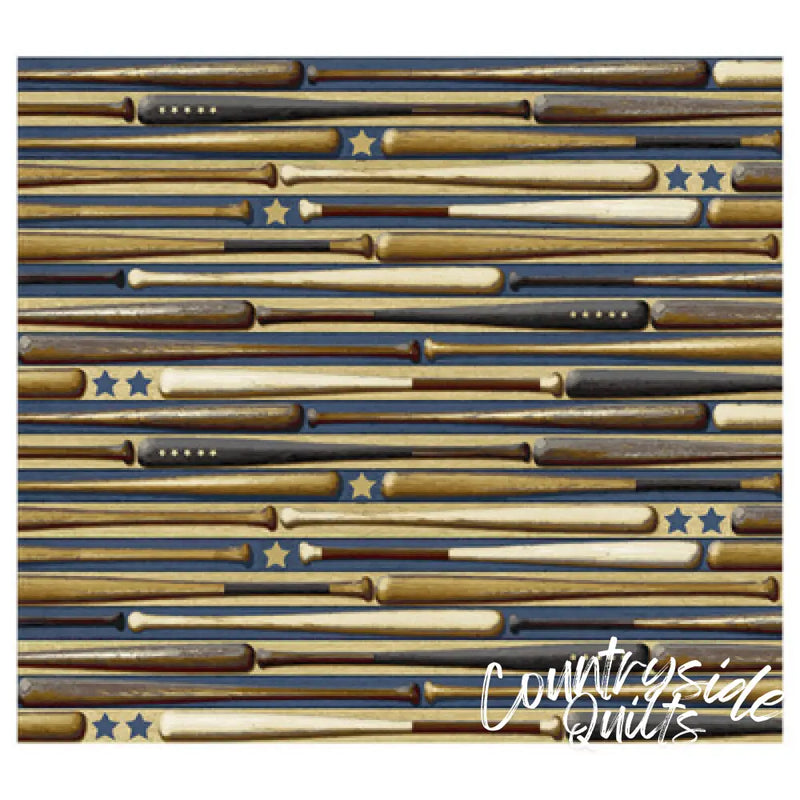 Benartex ALL AMERICAN SPORTS BLUE By SKYLINE STUDIO 2605-55