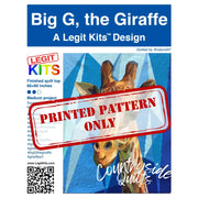 Big G the Giraffe Pattern PT002