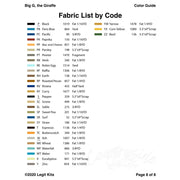 Big G the Giraffe Quilt Kit QK002