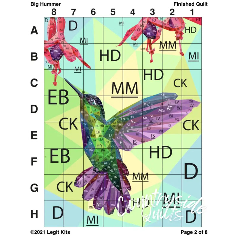 Big Hummer Pattern PT023