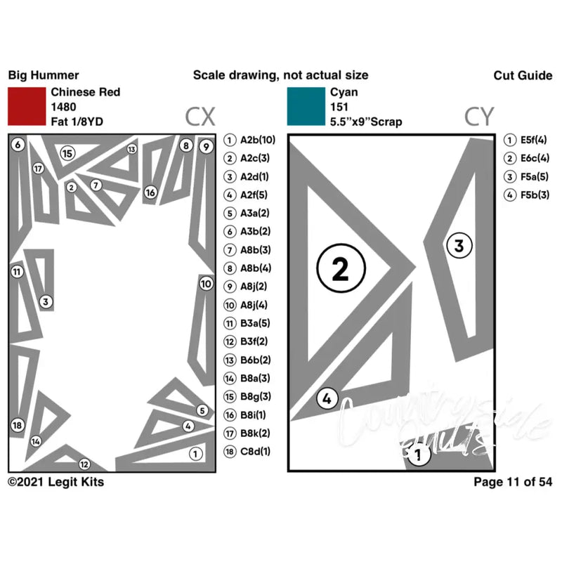 Big Hummer Quilt Kit QK023