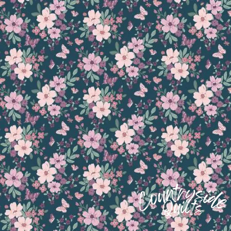 Buds & Butterflies Main Emerald 460921