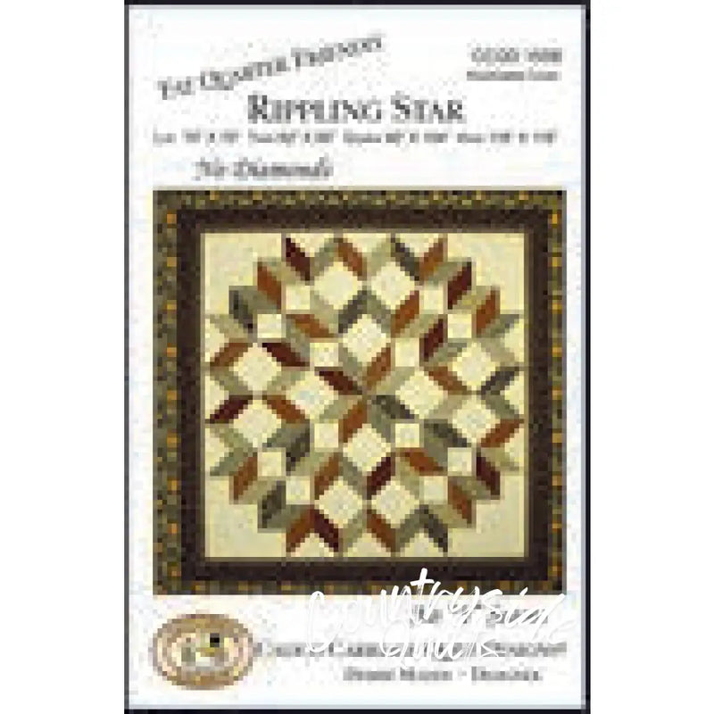 Calica Carriage Quilt Designs Rippling Star quilt pattern