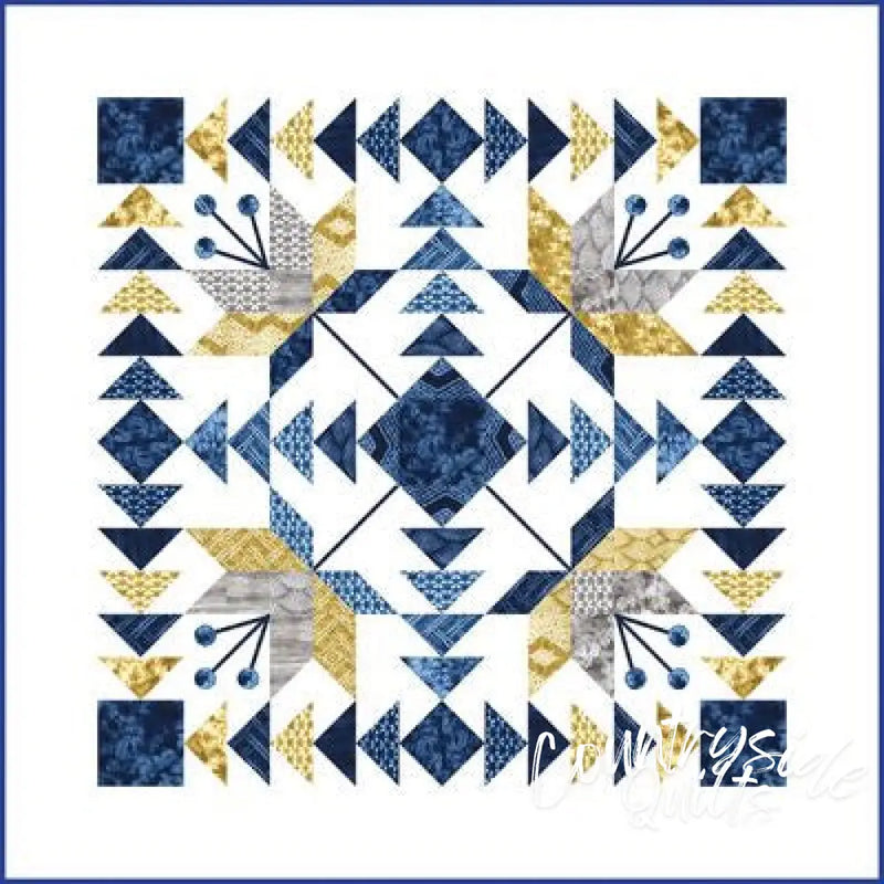 Calico Carriage Quilt Designs - Geese in the Lillies