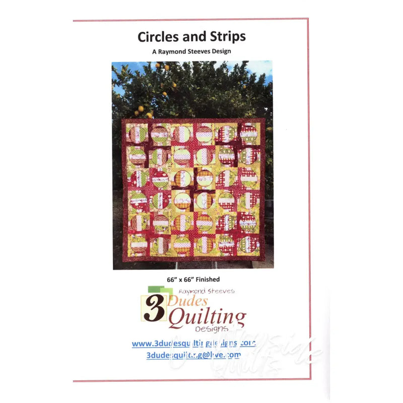 Circles and Stripes Quilt Pattern 73940640638