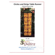 Circles and Stripes Table Runner Pattern 739406408645