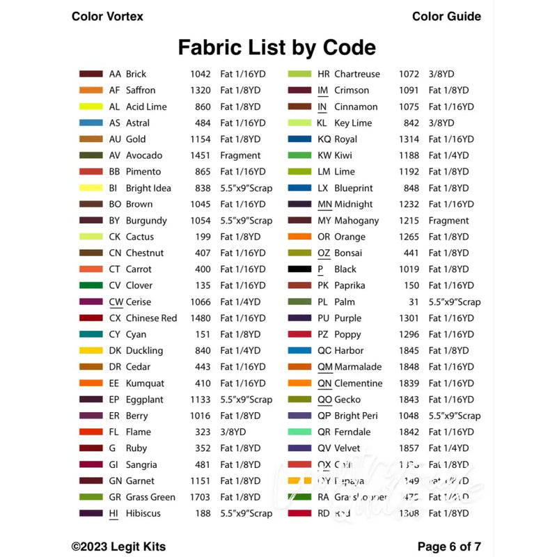 Color Vortex Pattern PT045