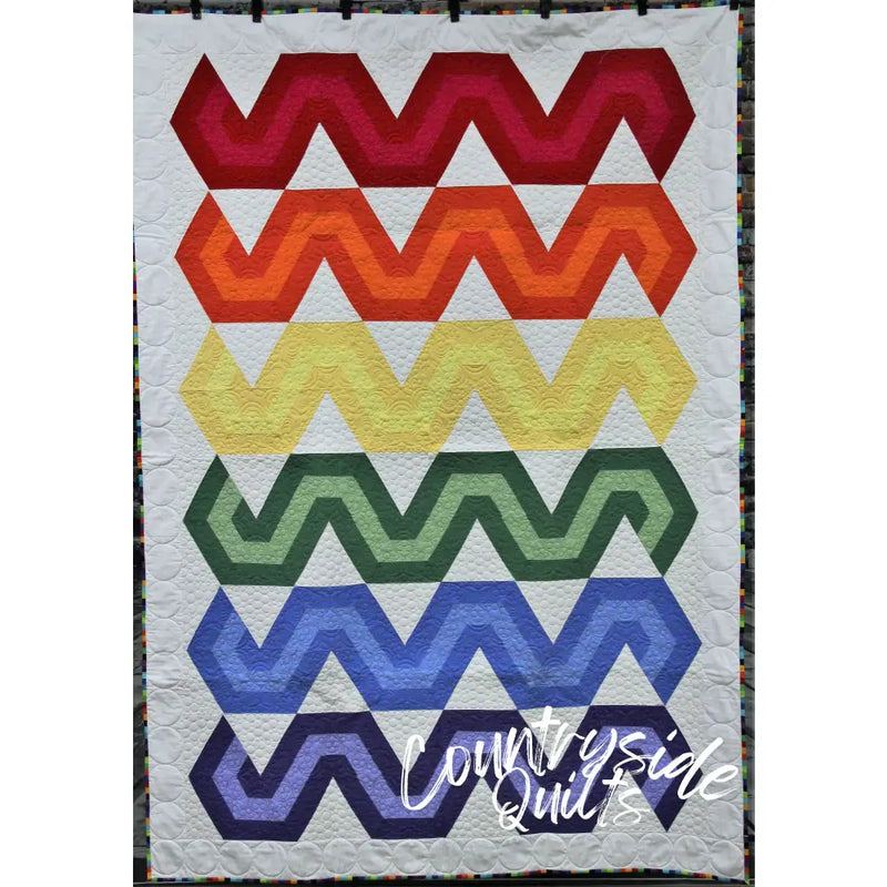 Colours of the Rainbow Quilt Pattern 739406408652