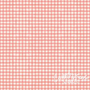 Countryside Gingham Coral 44’’ / 45’’ Width C14537-CORAL