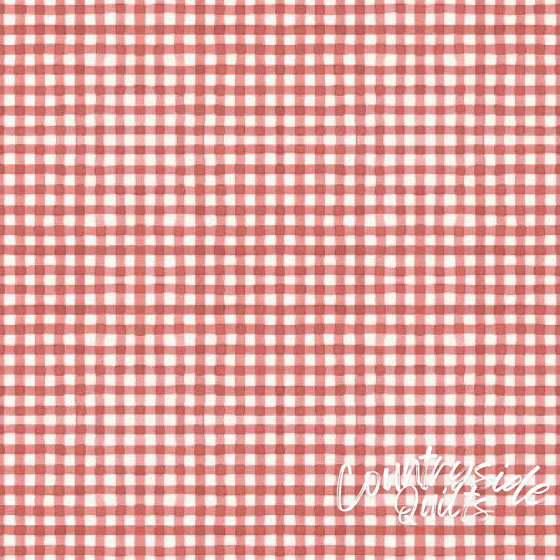 Countryside Gingham Red 44’’ / 45’’ Width C14537-RED