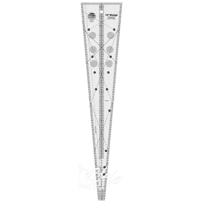 Creative Grids 10 Degree Wedge Ruler Notions CDS-CGRCP1