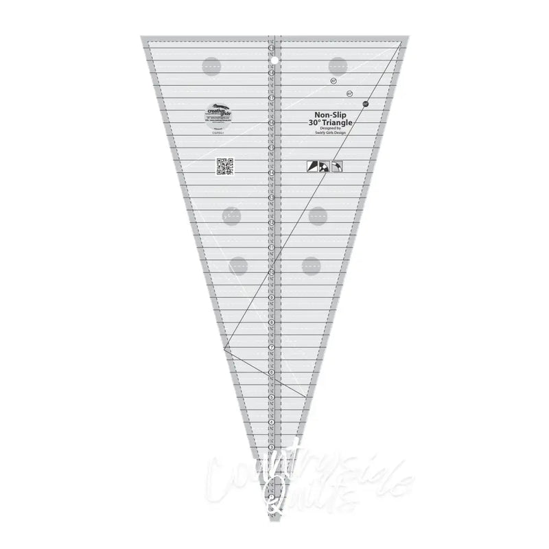 Creative Grids 30 Degree Triangle Quilt Ruler Notions