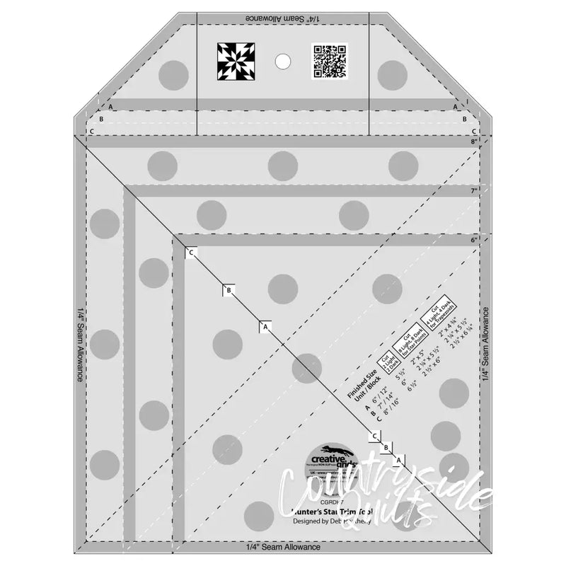 Creative Grids Hunter’s Star Trim Tool Notions CDS-CGRDH7