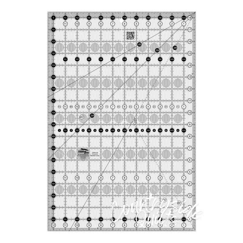 Creative Grids Quilt Ruler 12-1/2in x 18-1/2in Notions