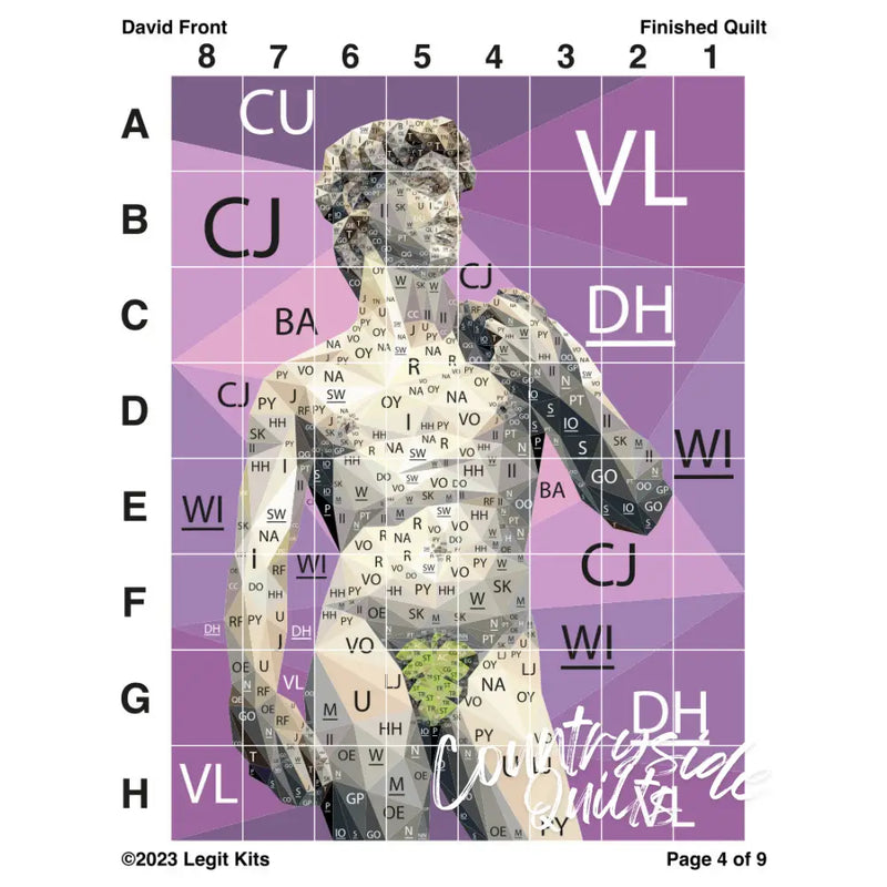 David Front Quilt Kit QK056