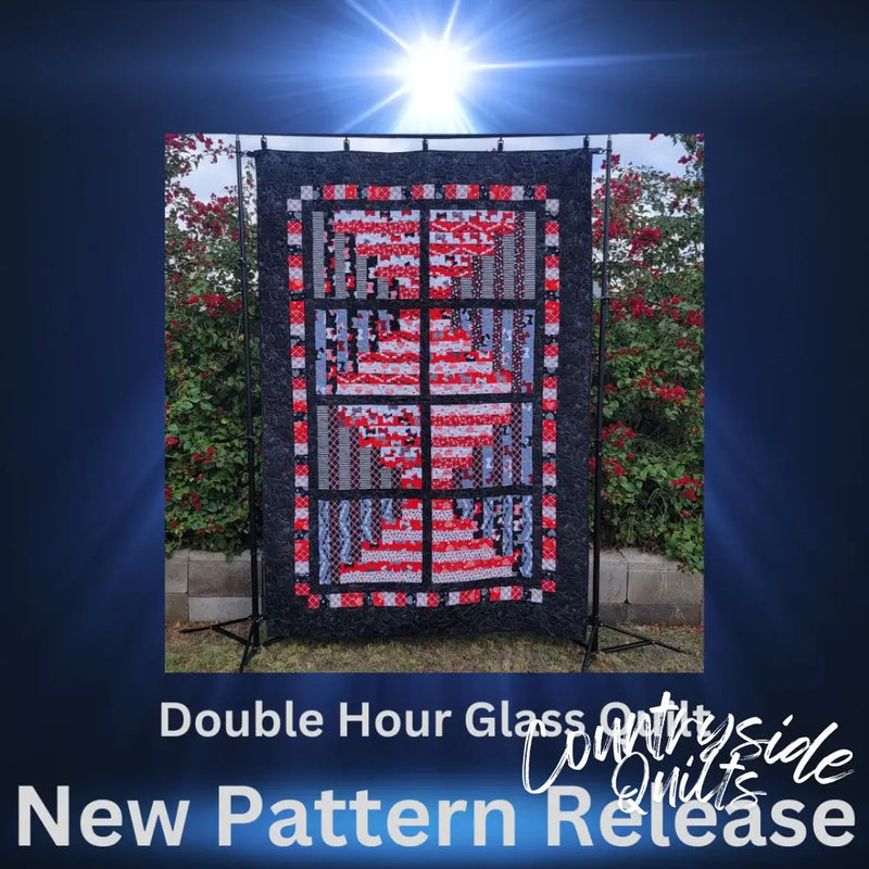 DOUBLE HOUR GLASS QUILT PATTERN Quilt Pattern 85035 3DQ6969