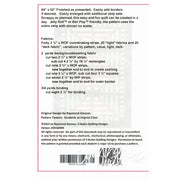 DOUBLE HOUR GLASS QUILT PATTERN Quilt Pattern 85035 3DQ6969