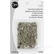 Dritz 1-1/2’’ Curved Basting Pins Nickel 75 pc 3031