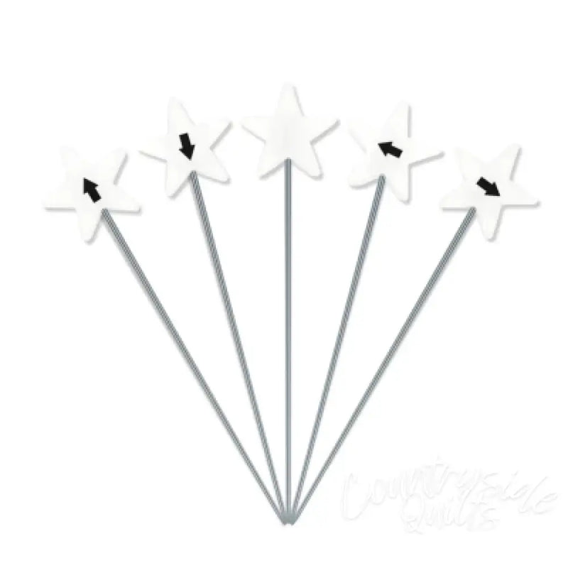 Dritz Flat Star Head Pins White 115 pc 3019