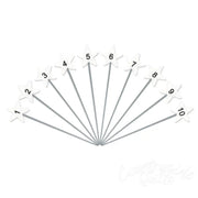 Dritz Flat Star Head Pins White 115 pc 3019