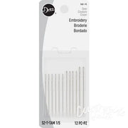 Dritz Needles Hand Embroidery Sz 1/5 56E-15