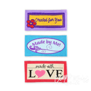 Dritz Sew-on Woven Quilt Labels Assorted 9 pc 3244