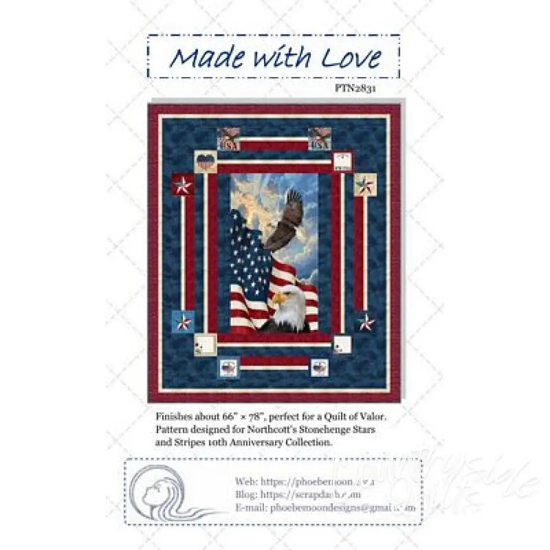 Made With Love quilt pattern PM01347