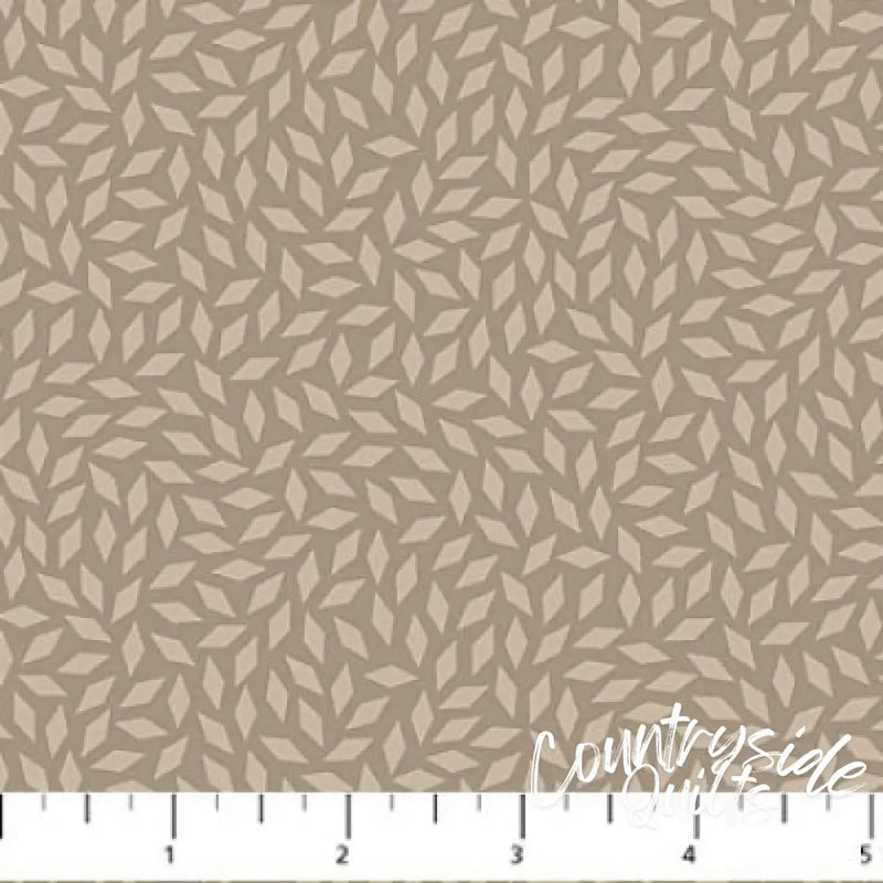 Patrick Lose Fabrics - Neutrality - Diamonds - Mushroom