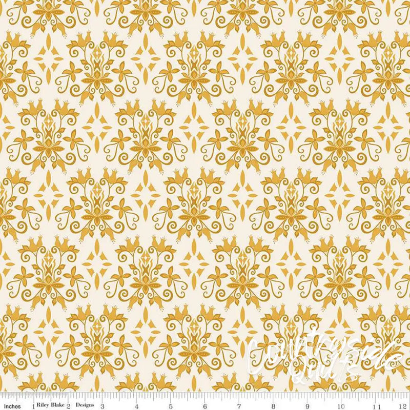 Riley Blake Designs Curated Blooms Damask Cream 44’’