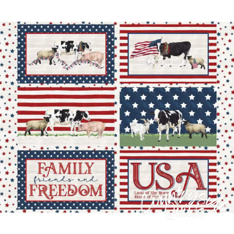 Riley Blake Designs July Placemat Panel PD12412-JULY