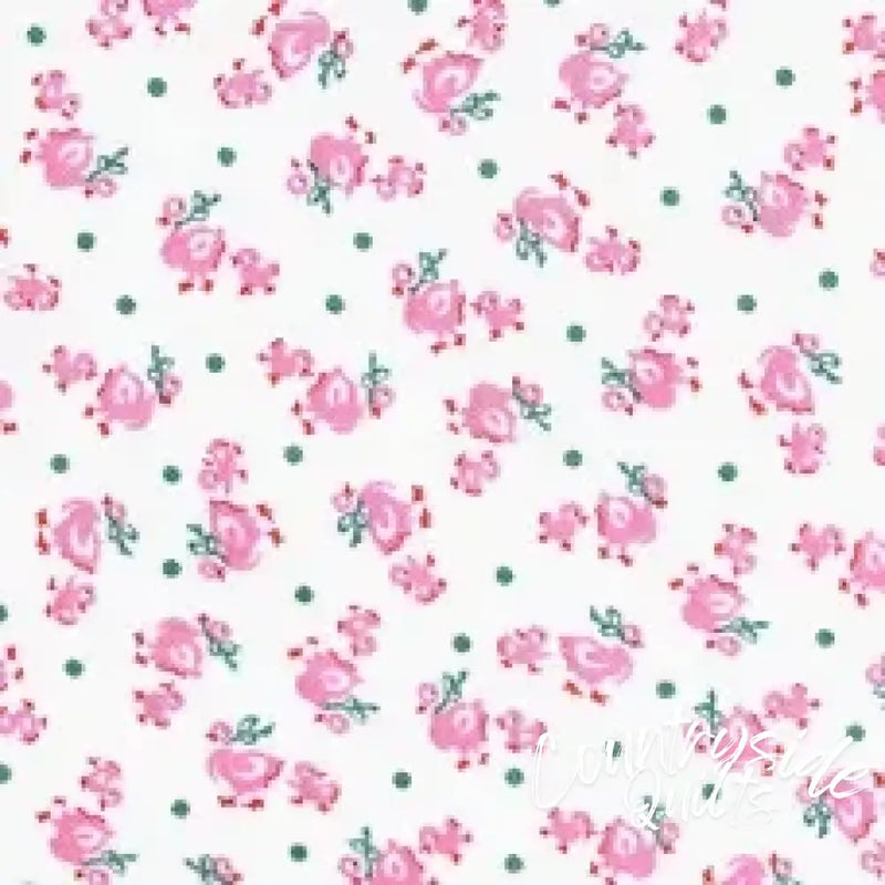 Riley Blake Designs Storytime 30s Ducks Pink 44’’