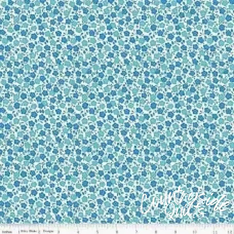 Riley Blake Designs Storytime 30s Floral Blue 44’’
